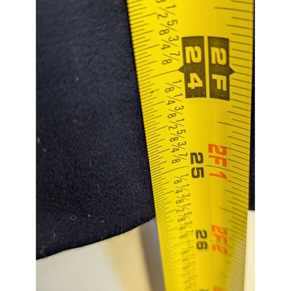 Jones New York Signature Navy Stretch Blazer Womens Size 14 Gold Button Detail N - Picture 6 of 7